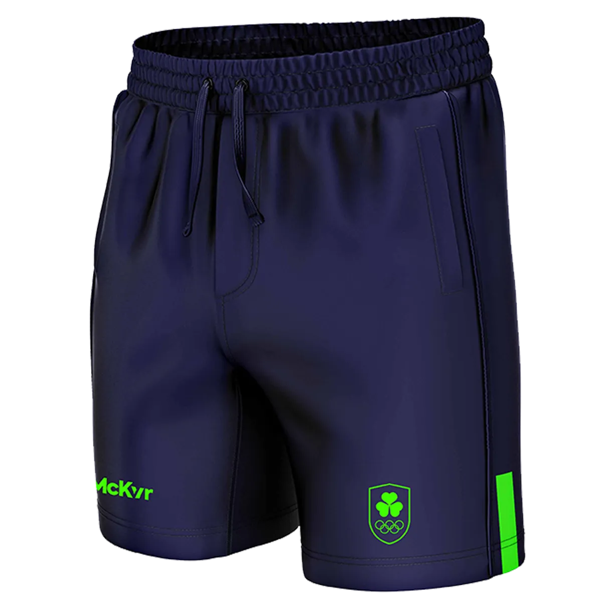 Mc Keever Team Ireland Woven Leisure Short - Youth - Navy