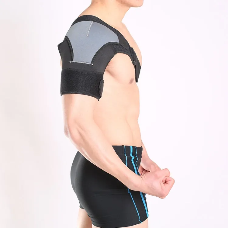 Men Sports Prevent Shoulder Dislocation Protector Adult Fixed Shoulder Strap Shoulder Protector, SIZE:one size(Black)