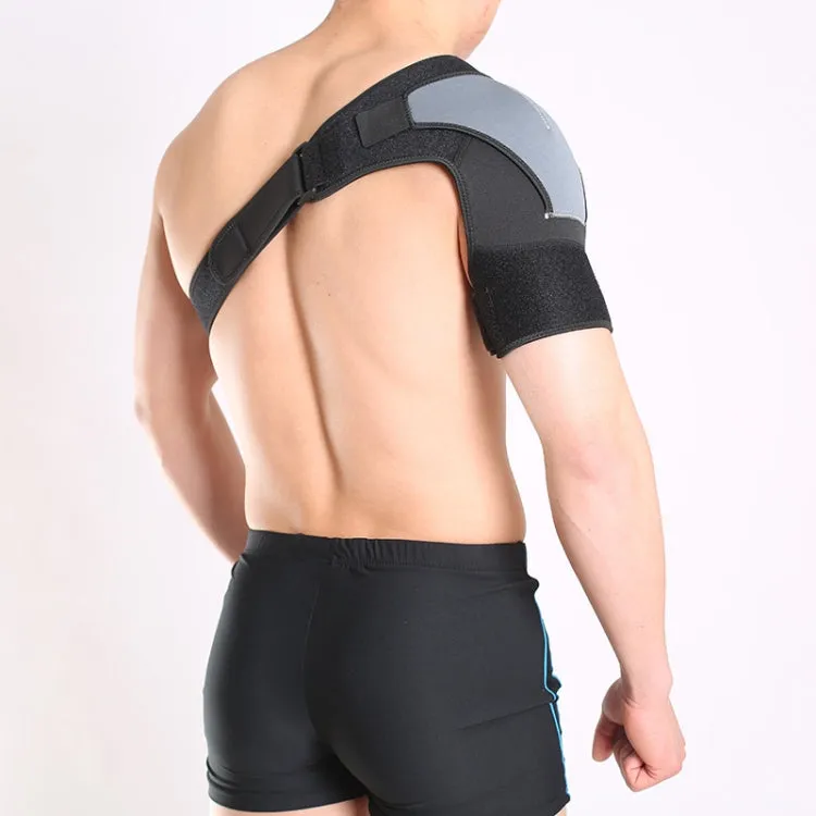 Men Sports Prevent Shoulder Dislocation Protector Adult Fixed Shoulder Strap Shoulder Protector, SIZE:one size(Black)