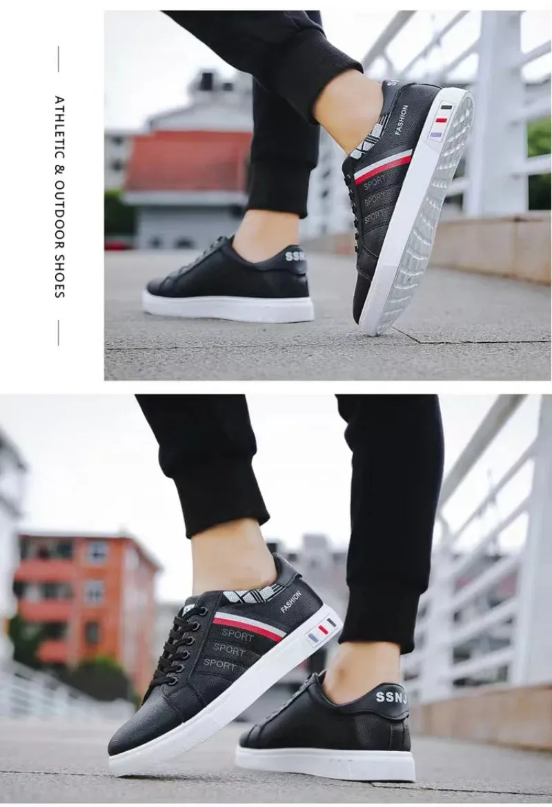 Men's Sneakers White Casual Shoes Spring Autumn New 2024 Outdoor Sport Shoes for Men Fashion Walking Flat Shoe Tenis Para Hombre