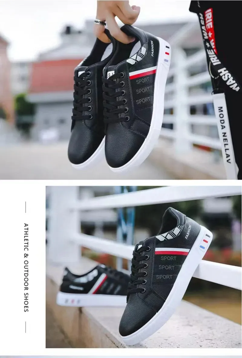 Men's Sneakers White Casual Shoes Spring Autumn New 2024 Outdoor Sport Shoes for Men Fashion Walking Flat Shoe Tenis Para Hombre