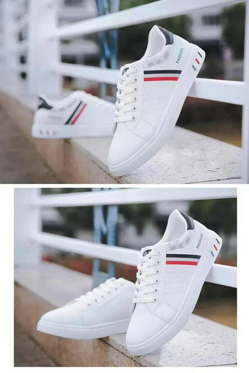 Men's Sneakers White Casual Shoes Spring Autumn New 2024 Outdoor Sport Shoes for Men Fashion Walking Flat Shoe Tenis Para Hombre