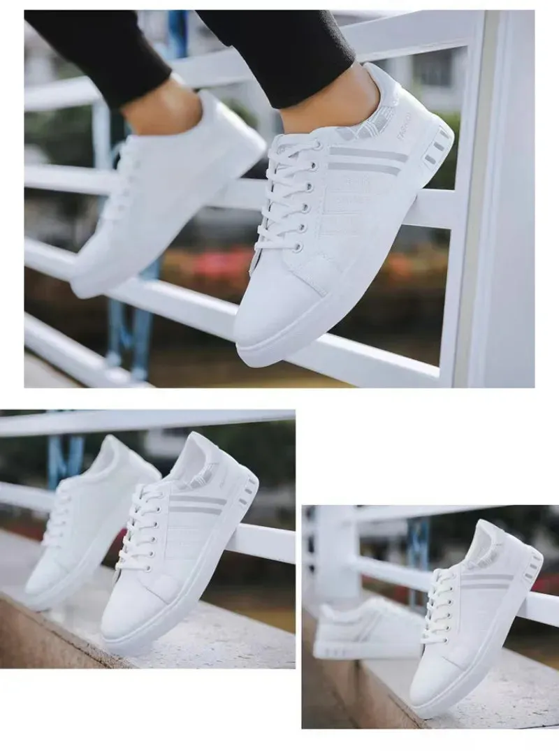 Men's Sneakers White Casual Shoes Spring Autumn New 2024 Outdoor Sport Shoes for Men Fashion Walking Flat Shoe Tenis Para Hombre