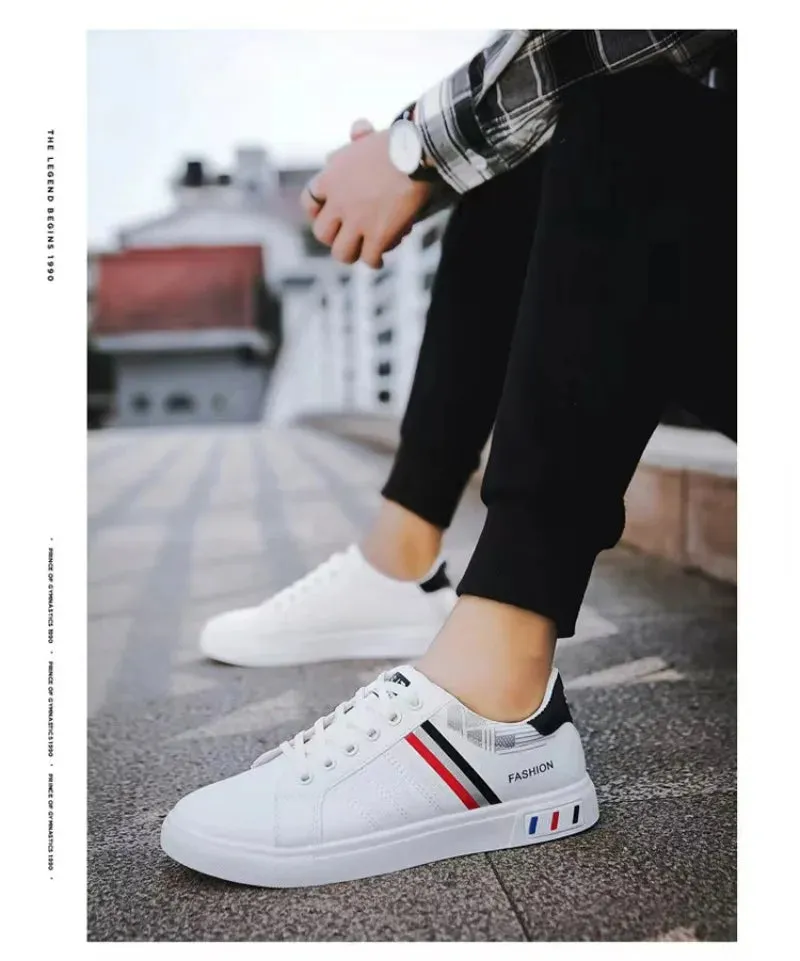 Men's Sneakers White Casual Shoes Spring Autumn New 2024 Outdoor Sport Shoes for Men Fashion Walking Flat Shoe Tenis Para Hombre