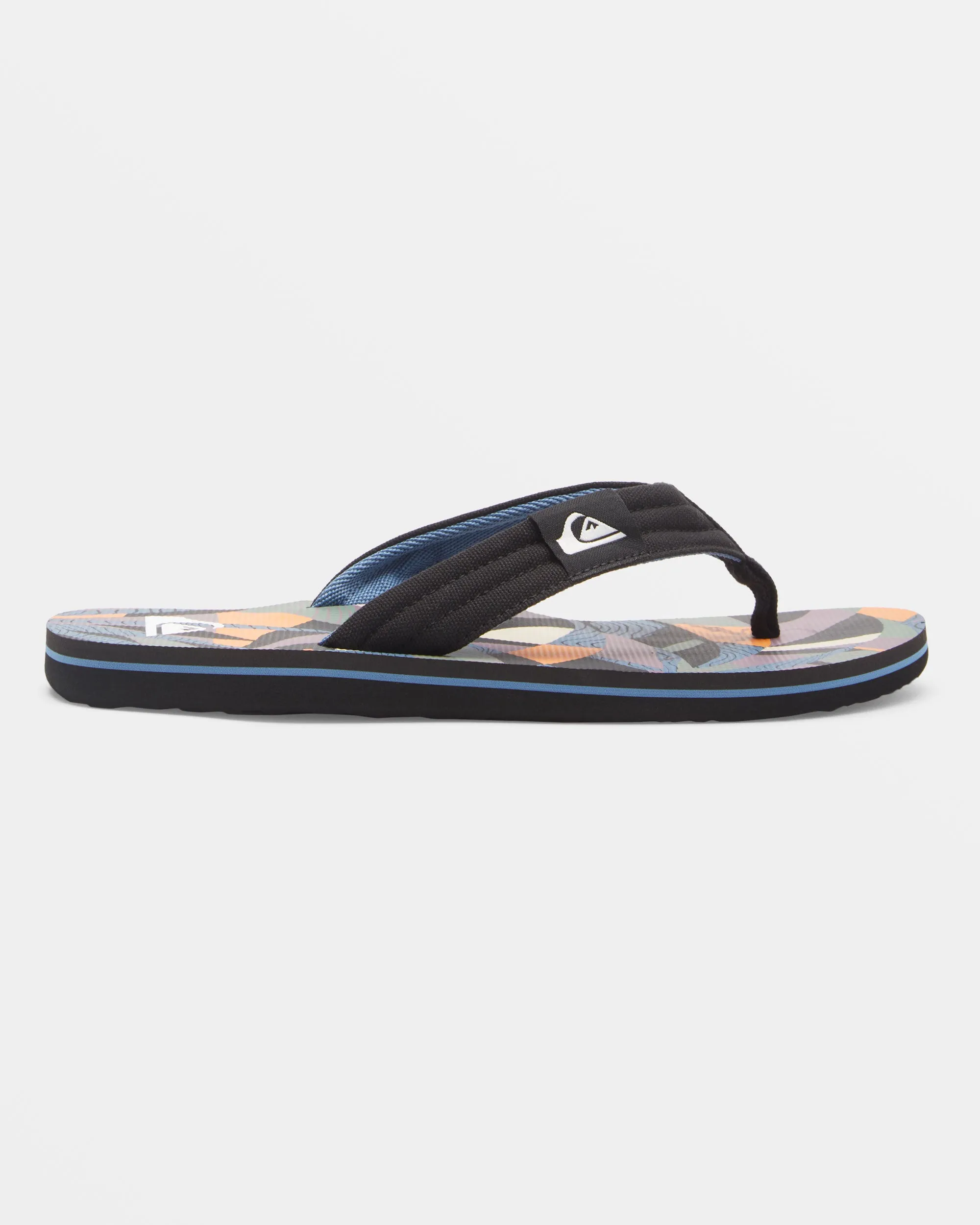 Molokai Layback Sandals - Black/Orange/Blue