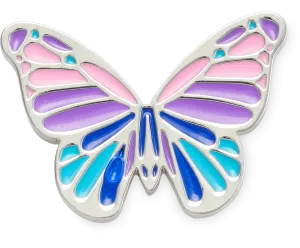 Multi Purple Butterfly