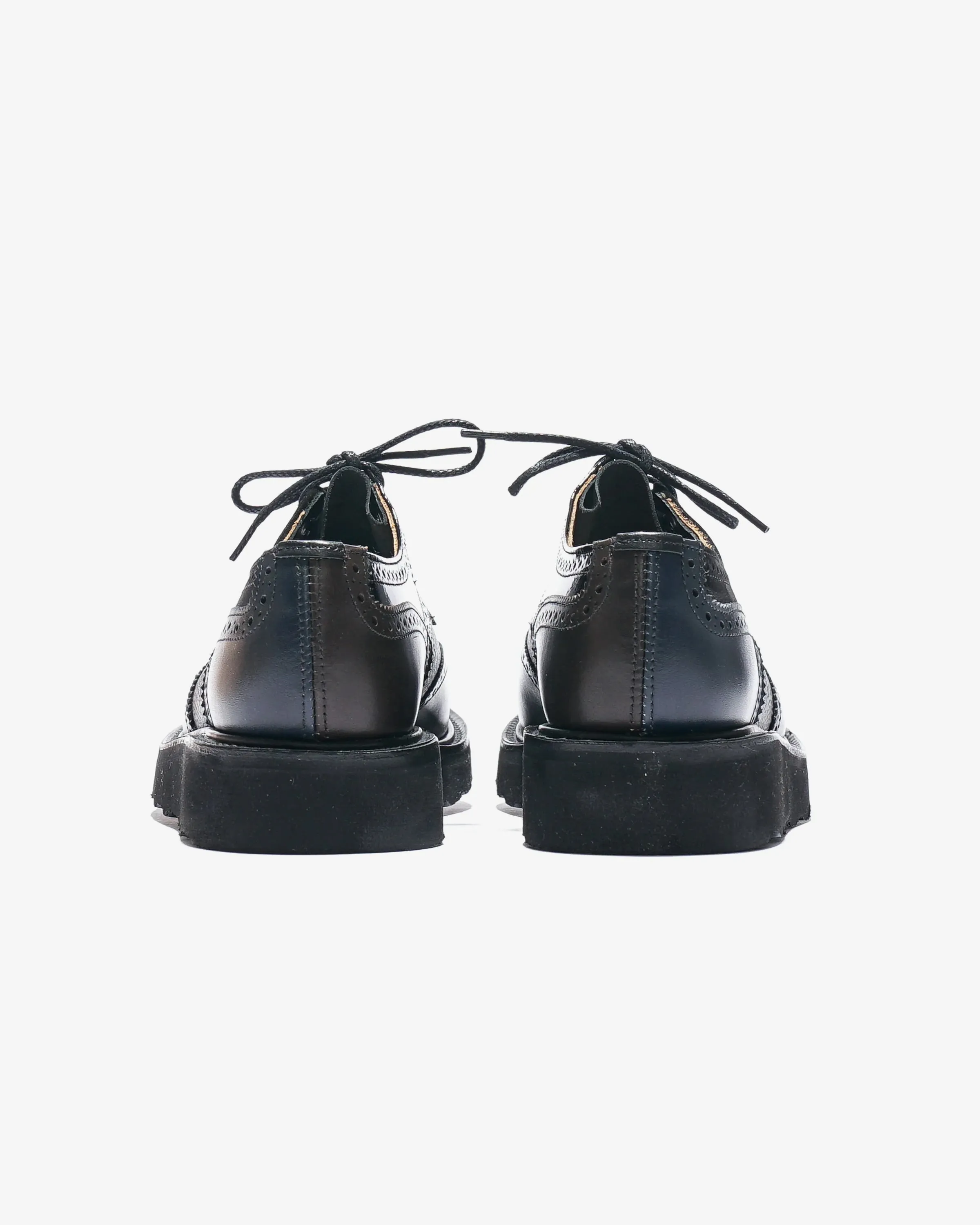 Multi-Tone Derby – Black Leather