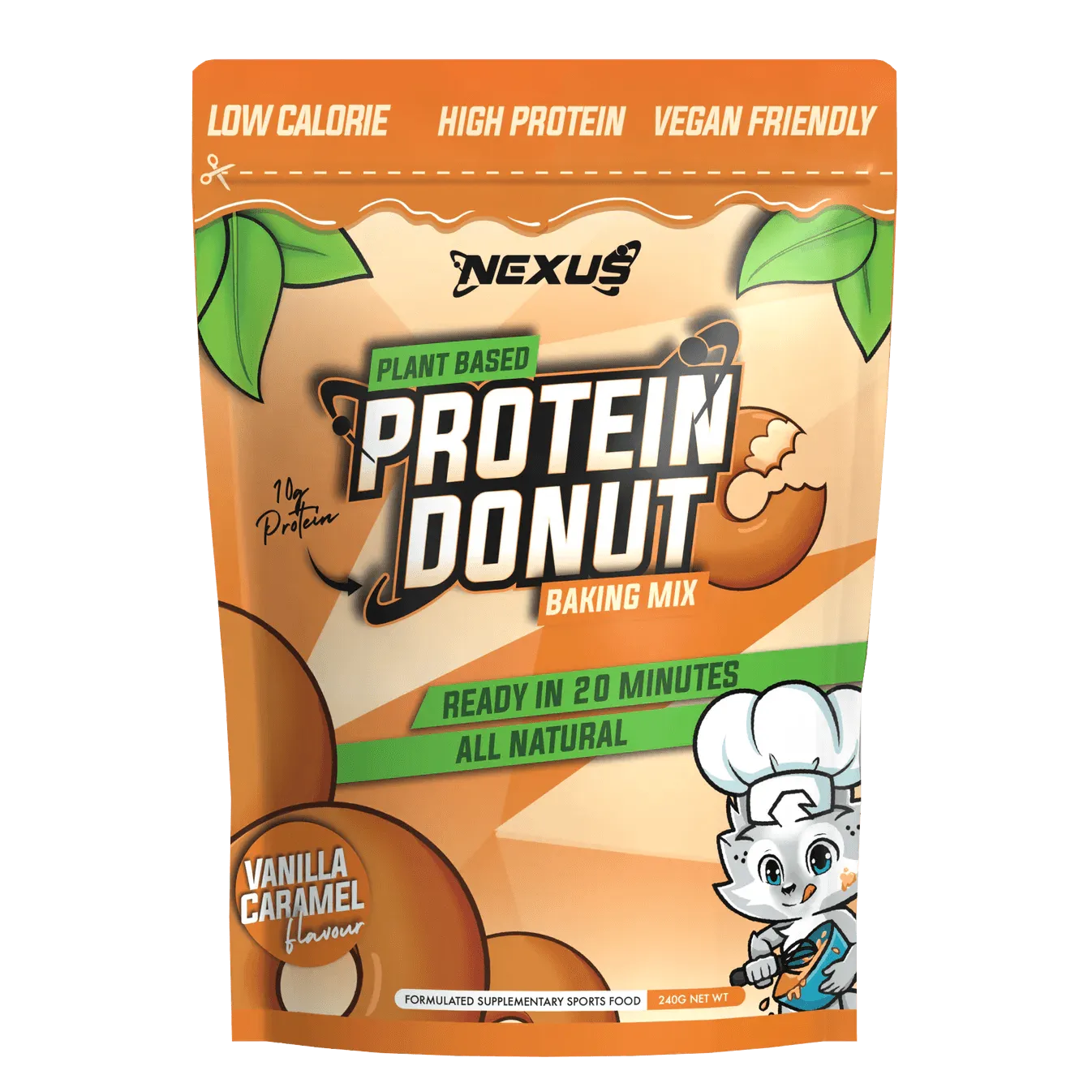 Nexus Sports Nutrition Protein Donut Mix Plant Based
