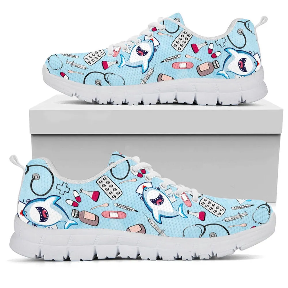 Nurse Sneaker, Nurse Shark Sneakers Shoes, Best Shoes For Nurses