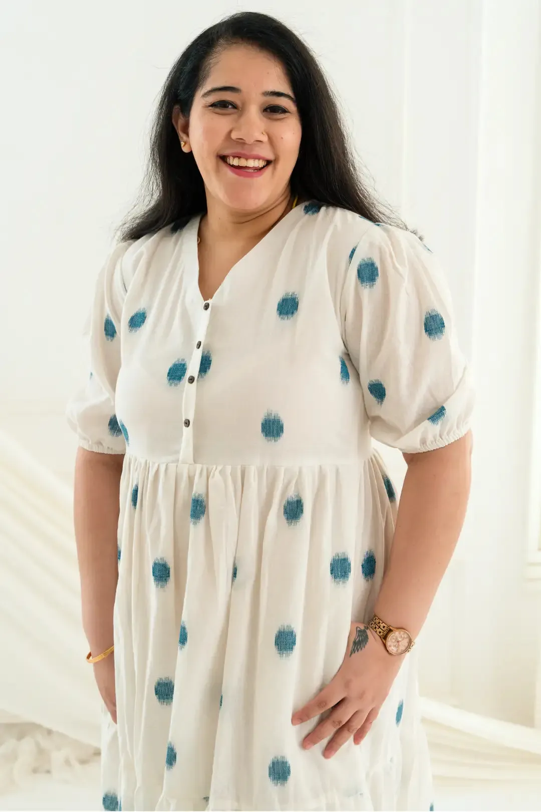 Ocean Breeze Maternity Feeding Dress