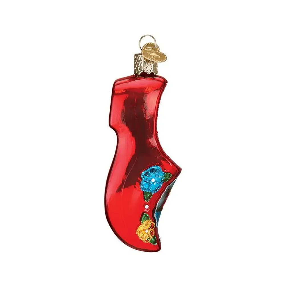Old World Christmas Wooden Clog Ornament