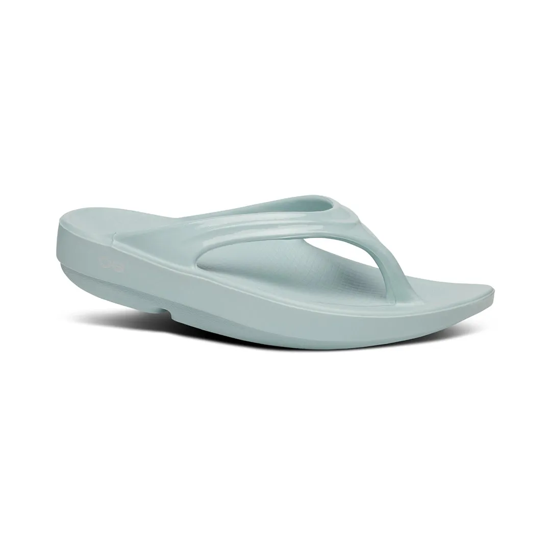 OOFOS UNISEX OOLALA THONG SPORTS SANDALS - MIST