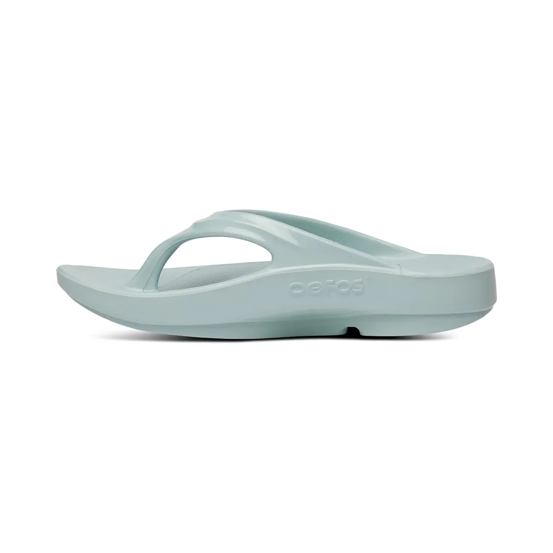 OOFOS UNISEX OOLALA THONG SPORTS SANDALS - MIST