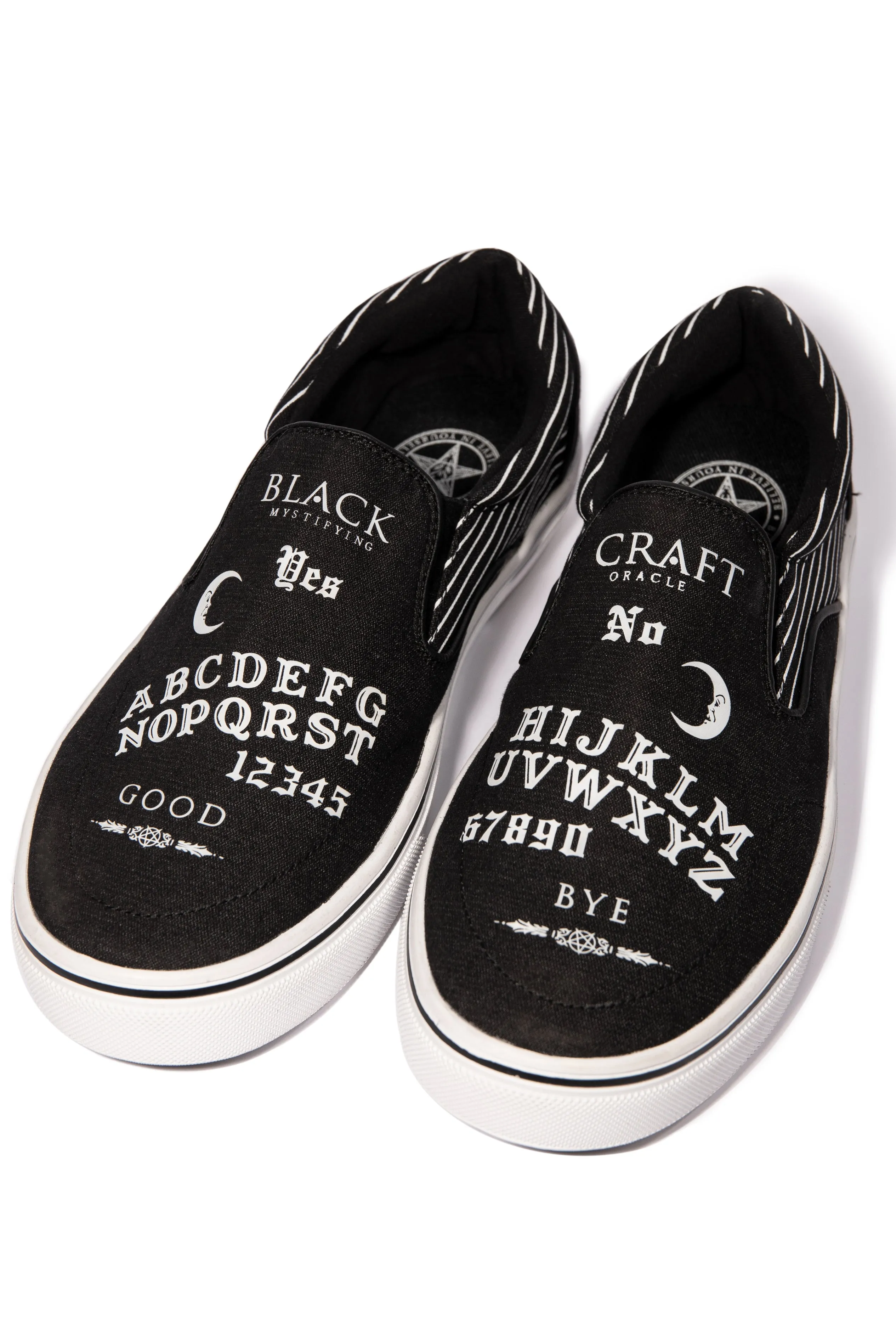Ouija White Slip On Sneaker