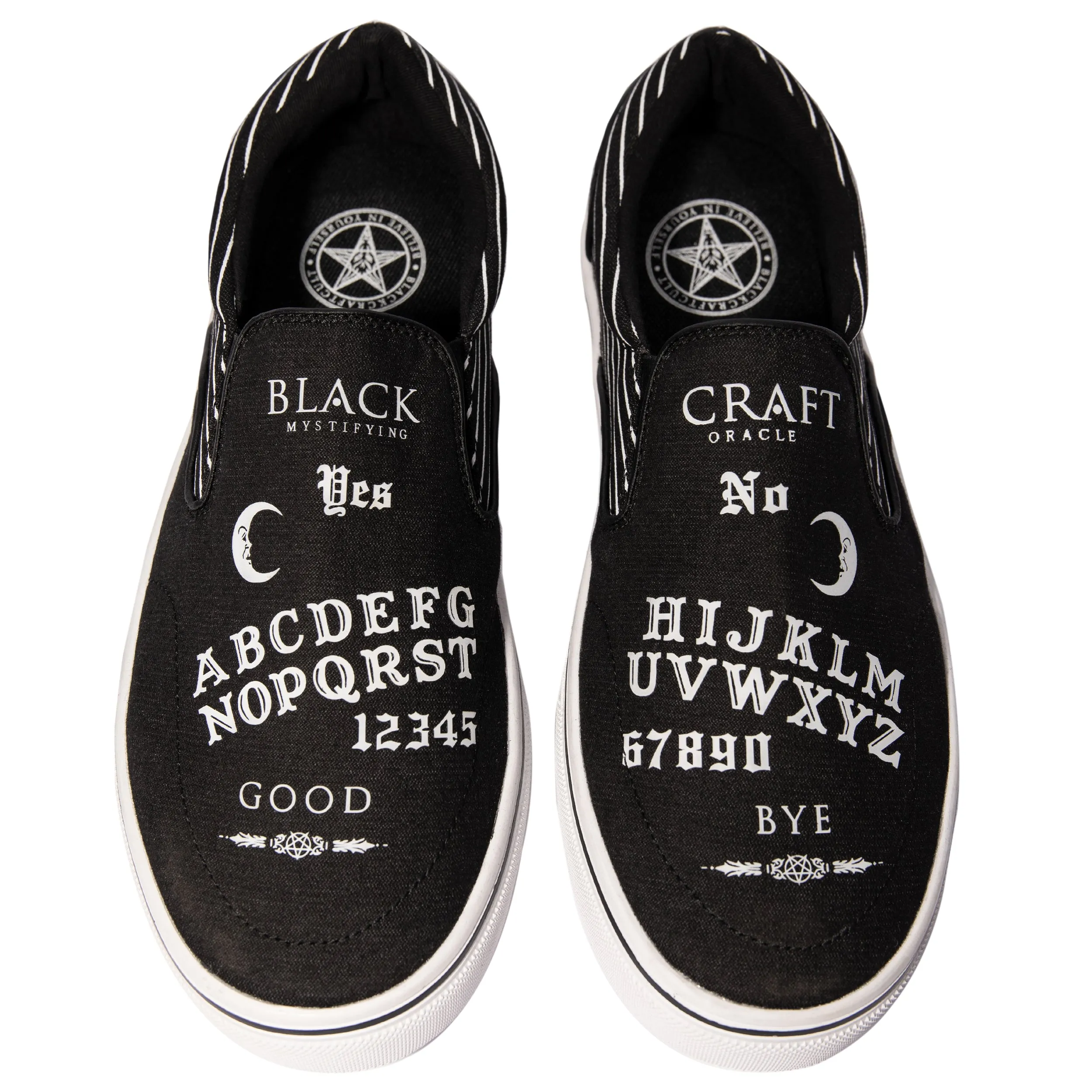 Ouija White Slip On Sneaker