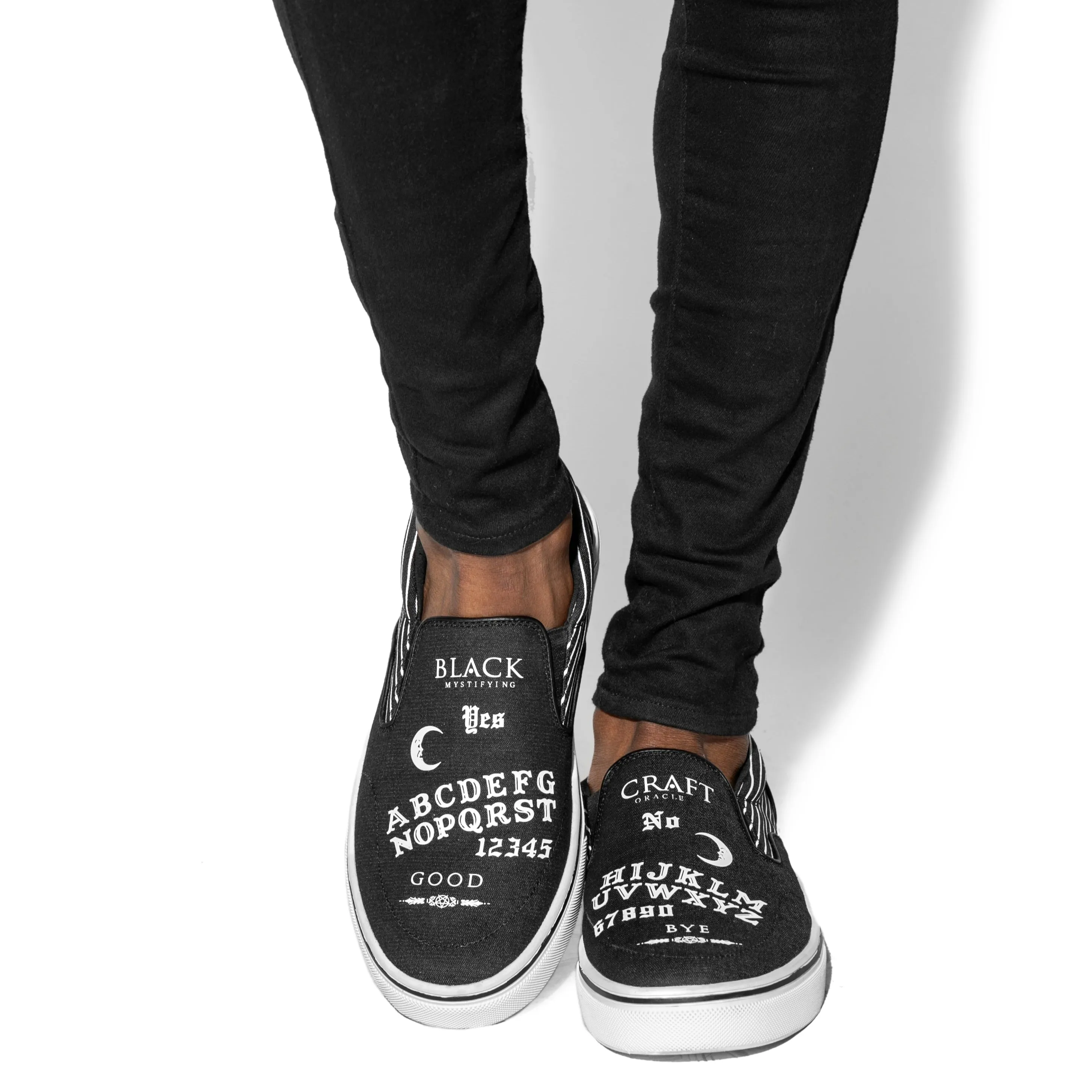 Ouija White Slip On Sneaker