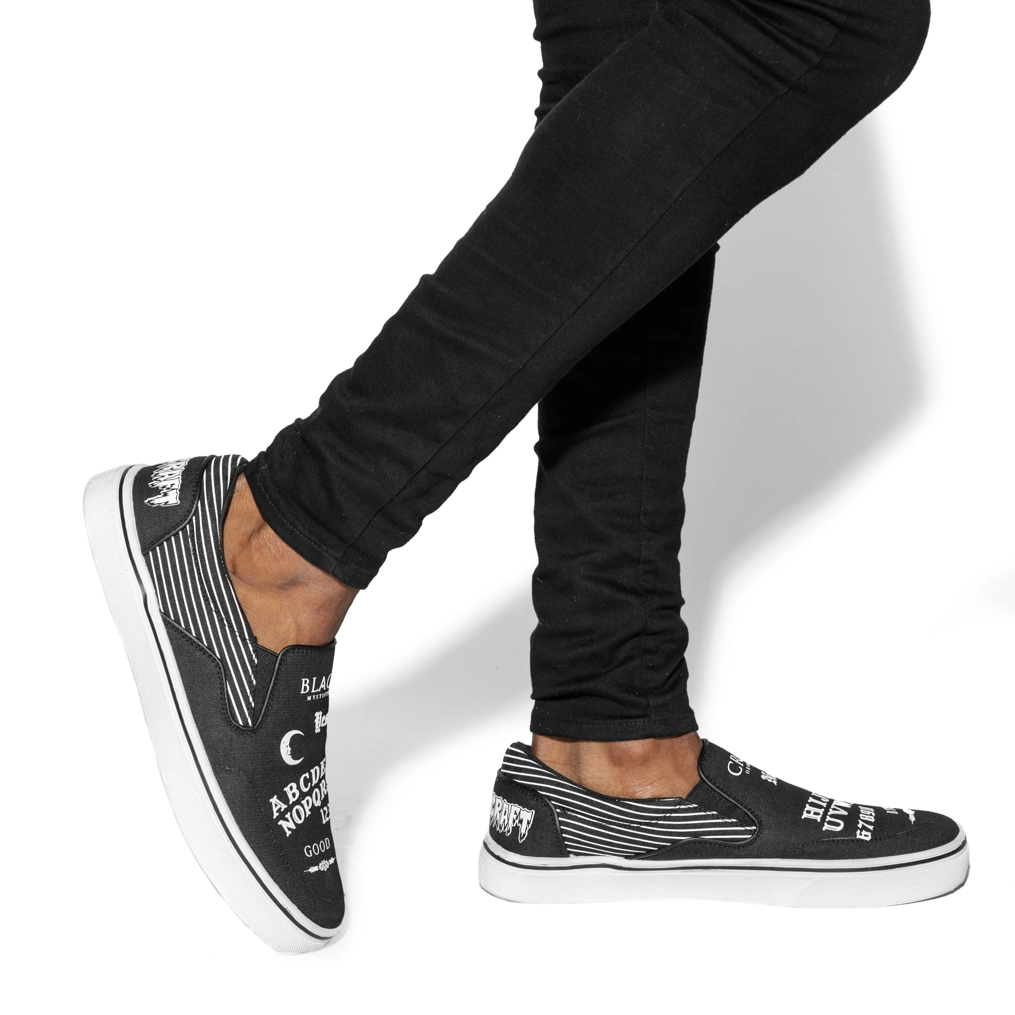 Ouija White Slip On Sneaker