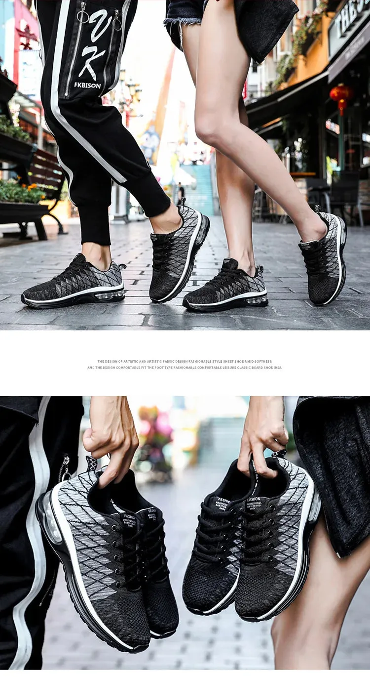 Oulylan Sports Shoes Men Running Shoes Breathable Mesh Women Brand Sneakers Lightweight Casual Tennis Shoes Luxury Male Tenis