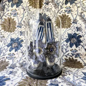 Paper Shoes, Tunnocks Tea Cakes, Blue, By Liz Valenti.