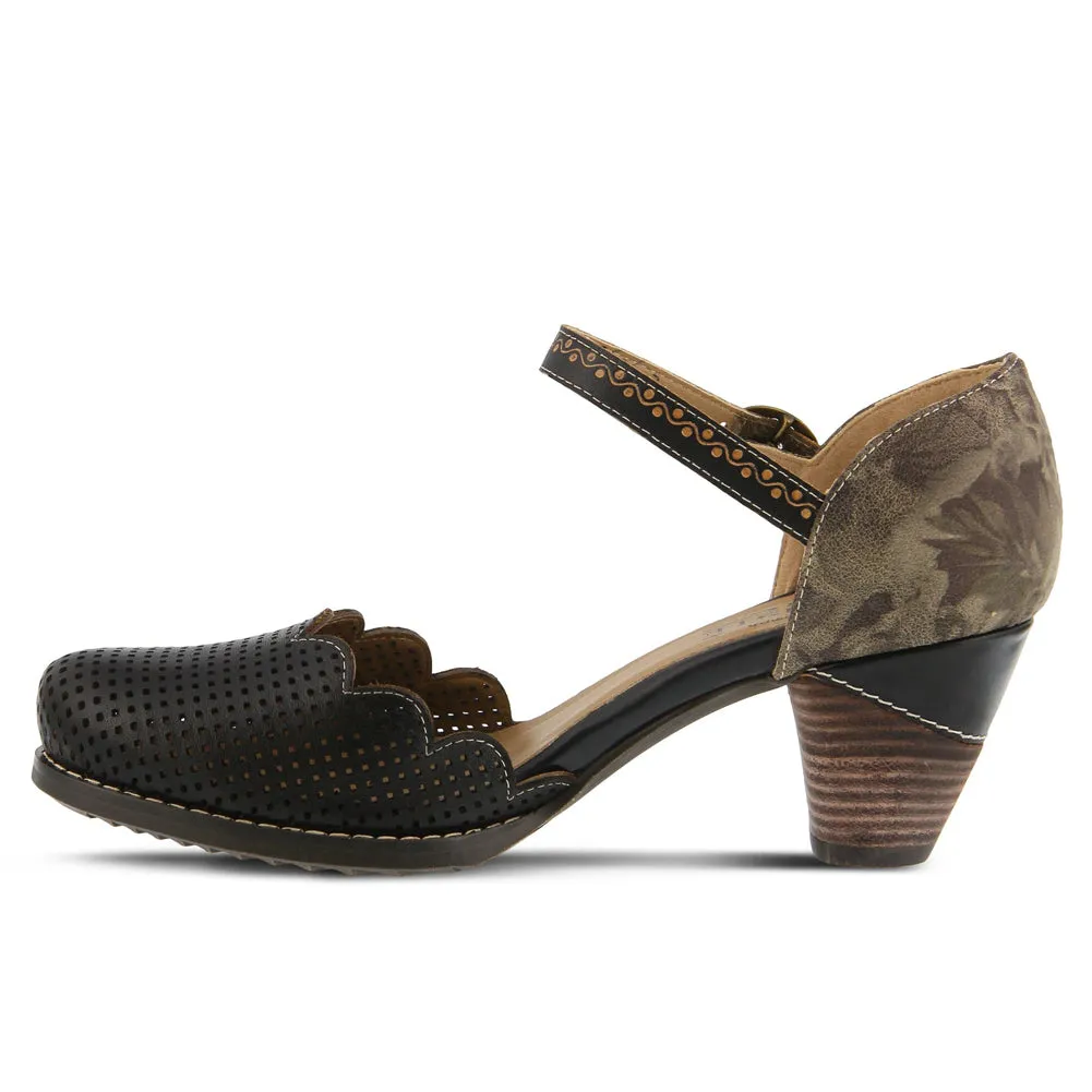 Parchelle in Black Multi Leather by L'Artiste