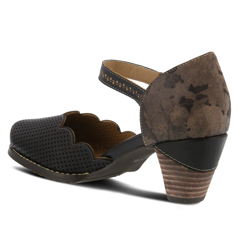 Parchelle in Black Multi Leather by L'Artiste