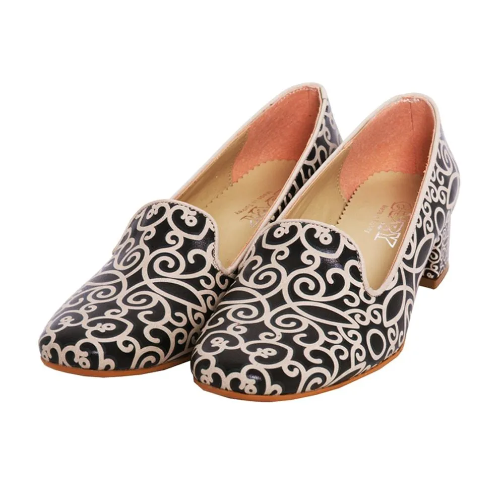 Pattern Career Heel Shoes DB110
