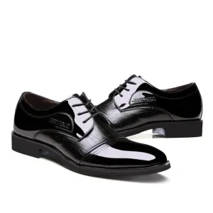 Pointed Toe Leather Shoes Business Wedding