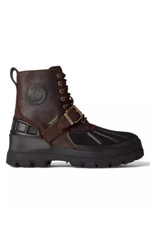 Polo Ralph Lauren Oslo High Waterproof Boots Dark Brown Leather 812845239002