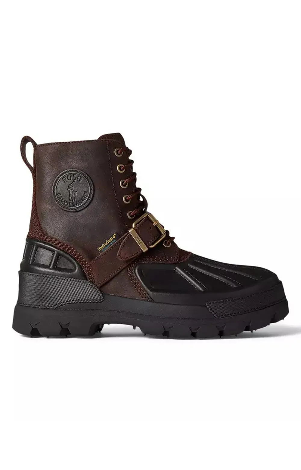 Polo Ralph Lauren Oslo High Waterproof Boots Dark Brown Leather 812845239002