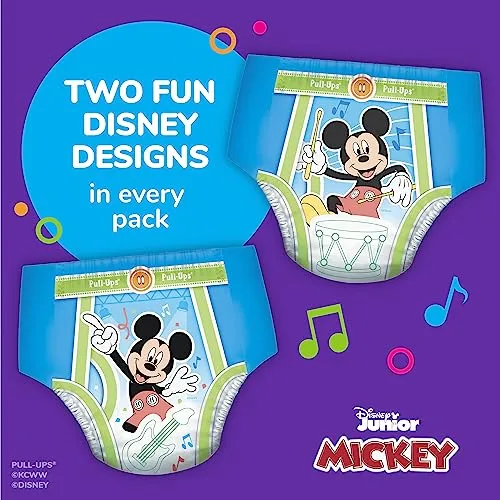 Pull-Ups Boys' Potty Training Pants, 2T-3T (16-34 lbs), 124 Count (4 Packs of 31), Packaging May Vary