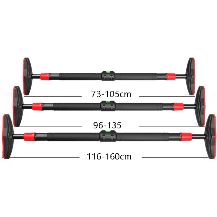 Punch-free Home Wall Indoor Horizontal Bar Pull-up Device Fitness Equipment, Specification: With Spirit Level, Long
