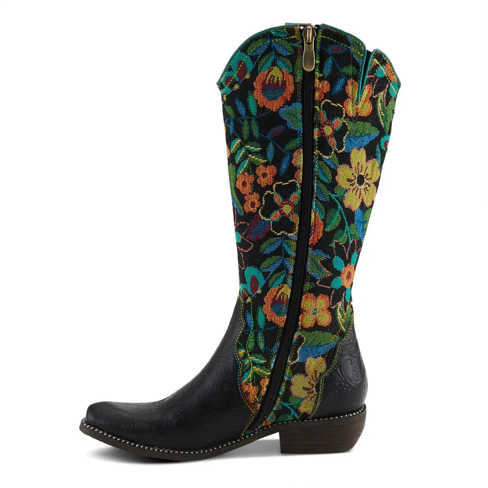 Rodeo Queen in Black Multi Leather by L'Artiste