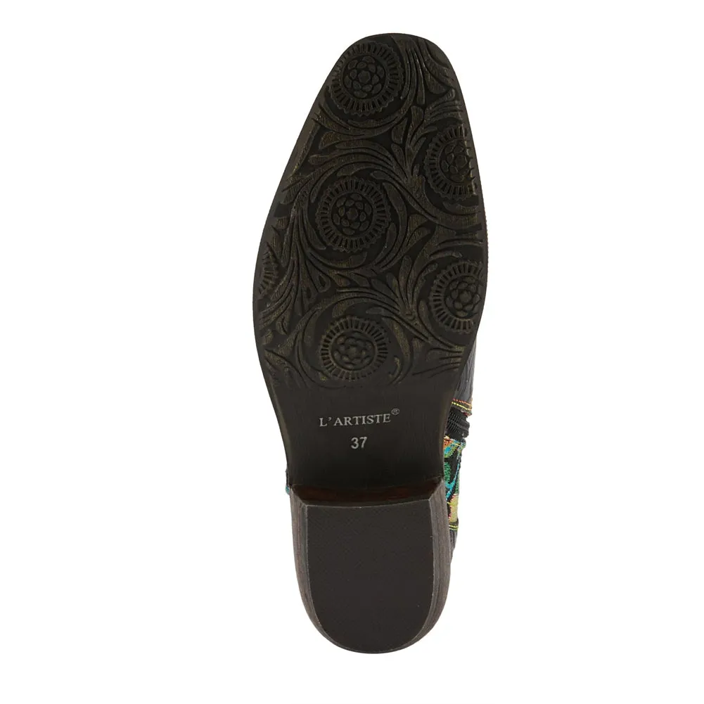 Rodeo Queen in Black Multi Leather by L'Artiste