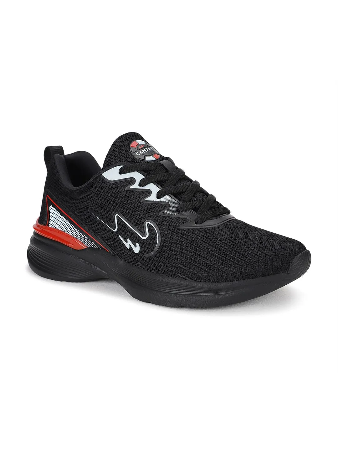 SEBSTAIN Black Men's Sports Shoes