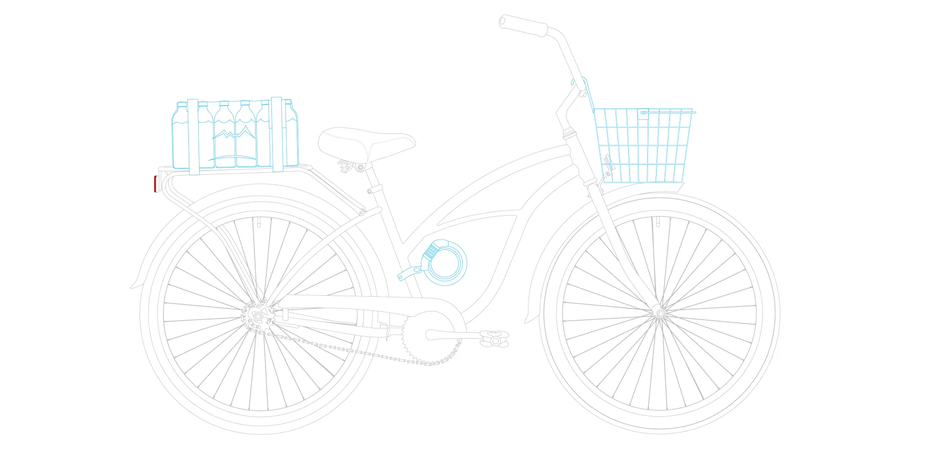 sixthreezero Scholar Women's 26" 21 Speed Beach Cruiser Bicycle