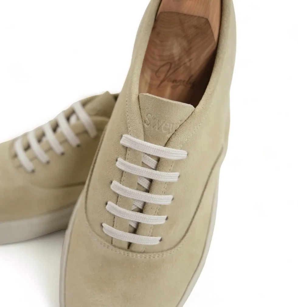 Sweyd - Beige Suede Doek Shoes EU 41-45