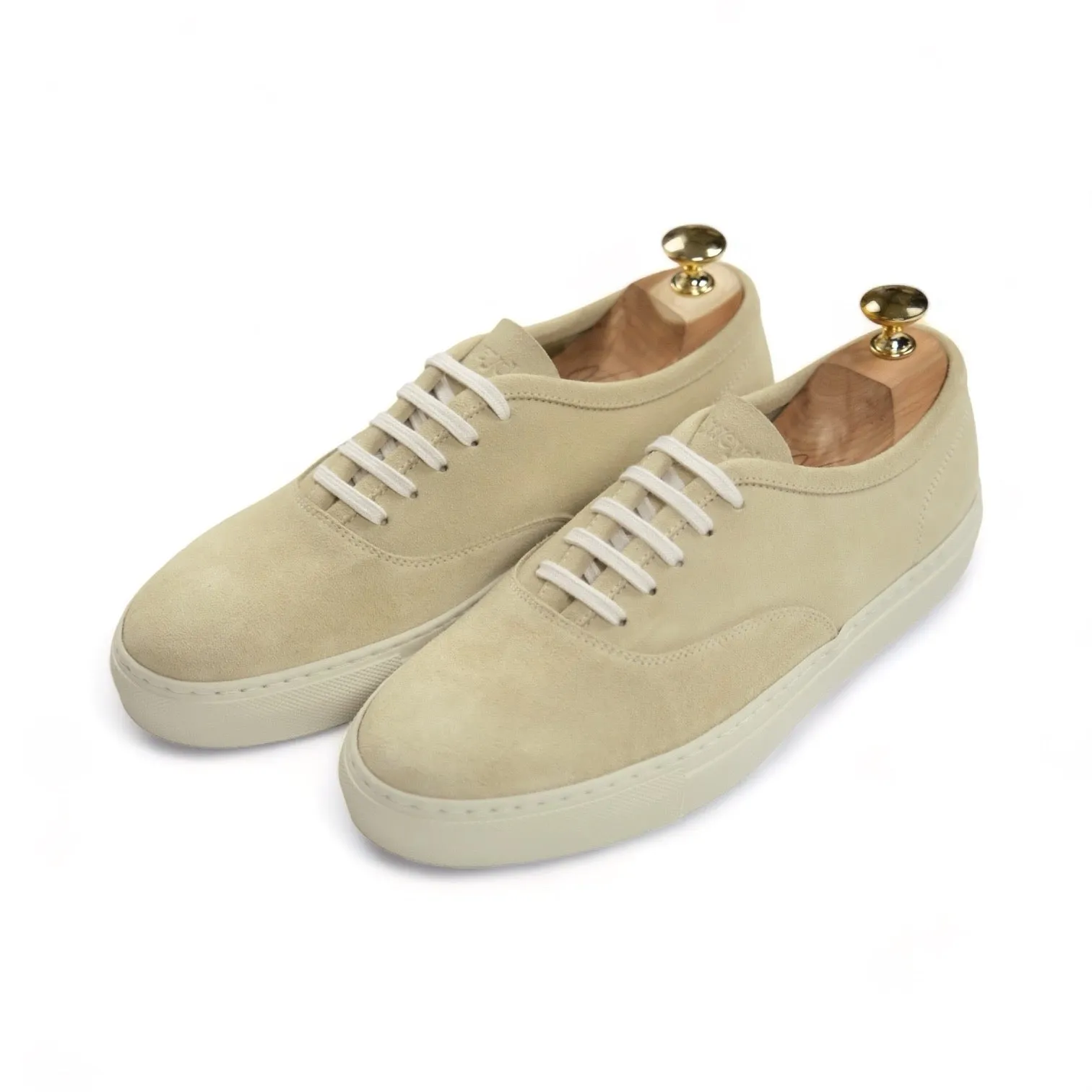 Sweyd - Beige Suede Doek Shoes EU 41-45