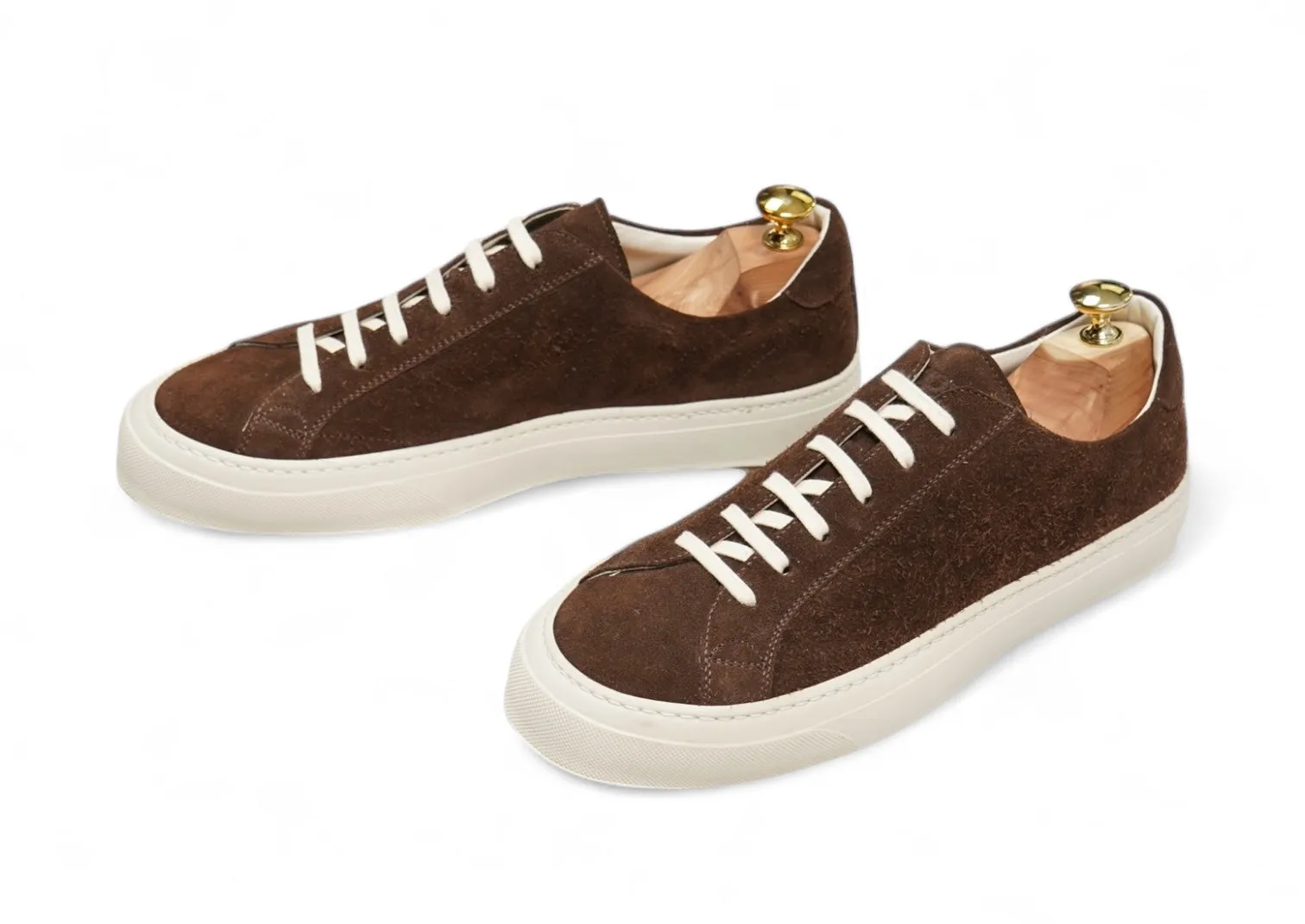 Sweyd - Brown Worsted Suede Sneakers EU 42