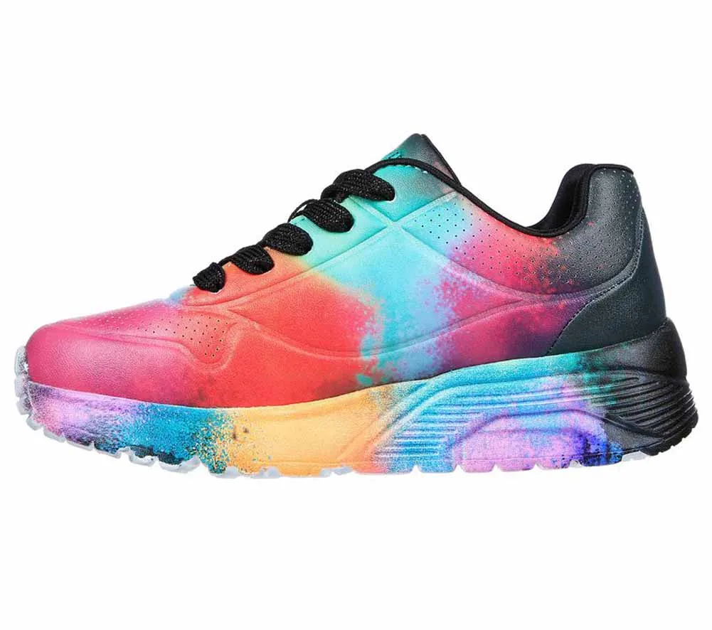 Uno Lite Splatter in Black Multi by Skechers