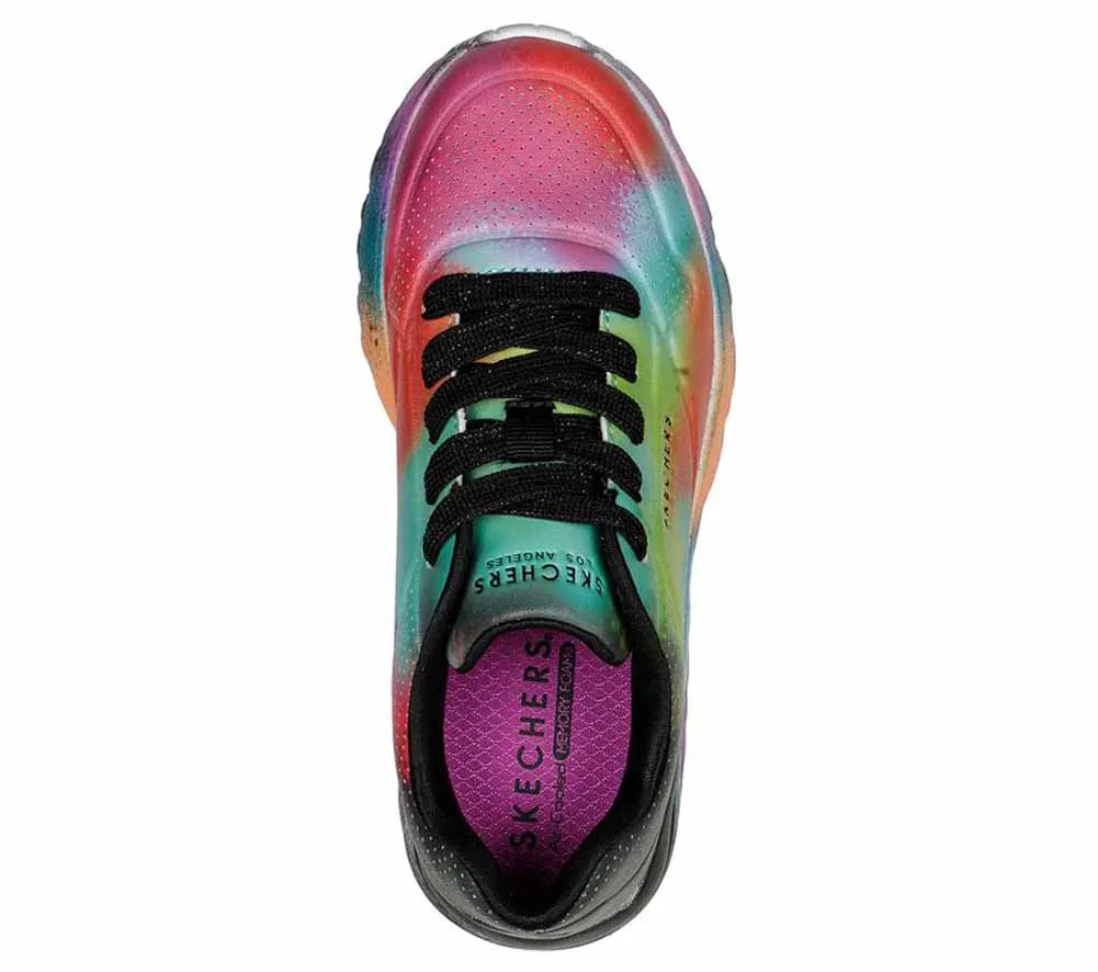 Uno Lite Splatter in Black Multi by Skechers