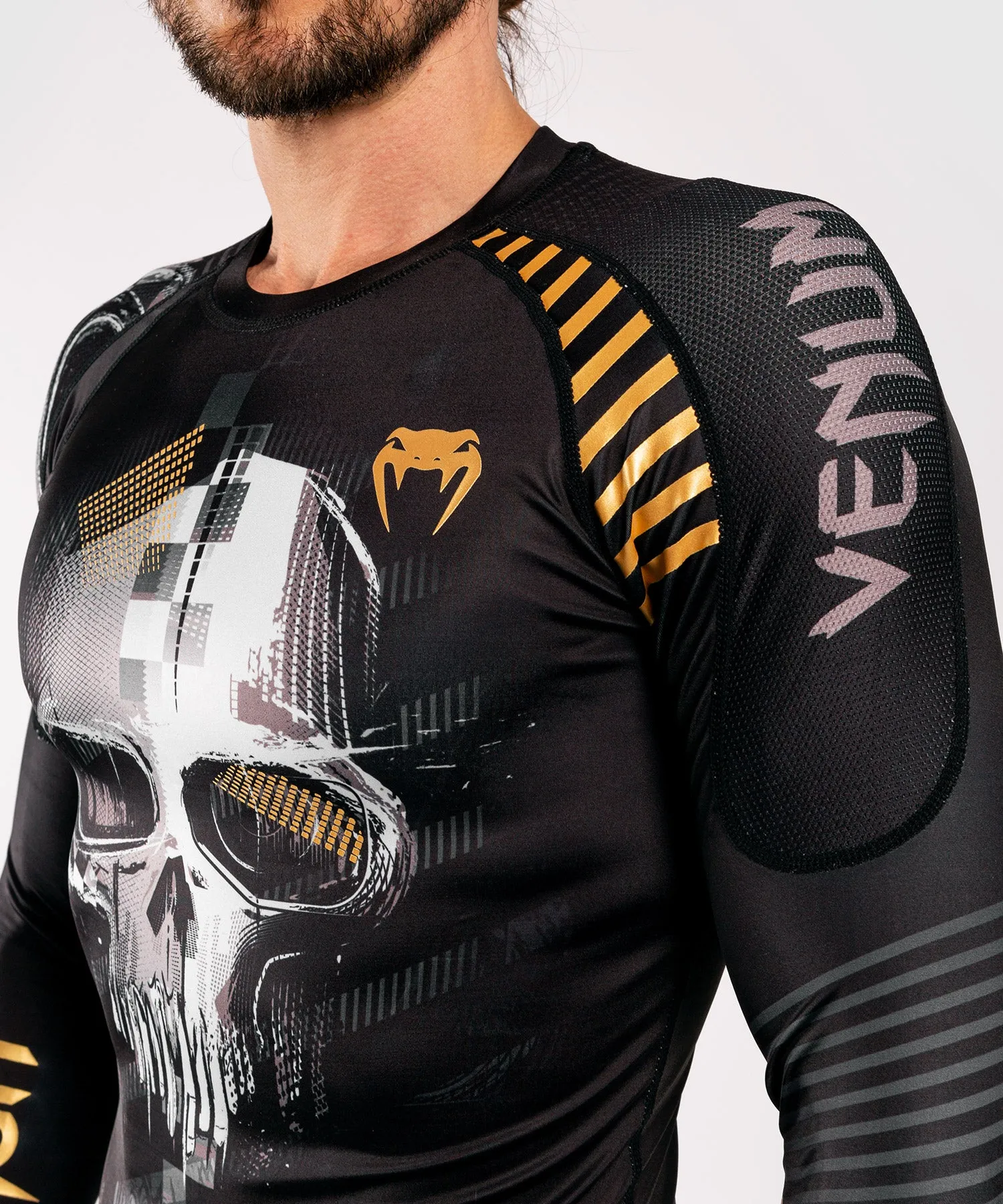 Venum Skull Rashguard - Long sleeves - Black