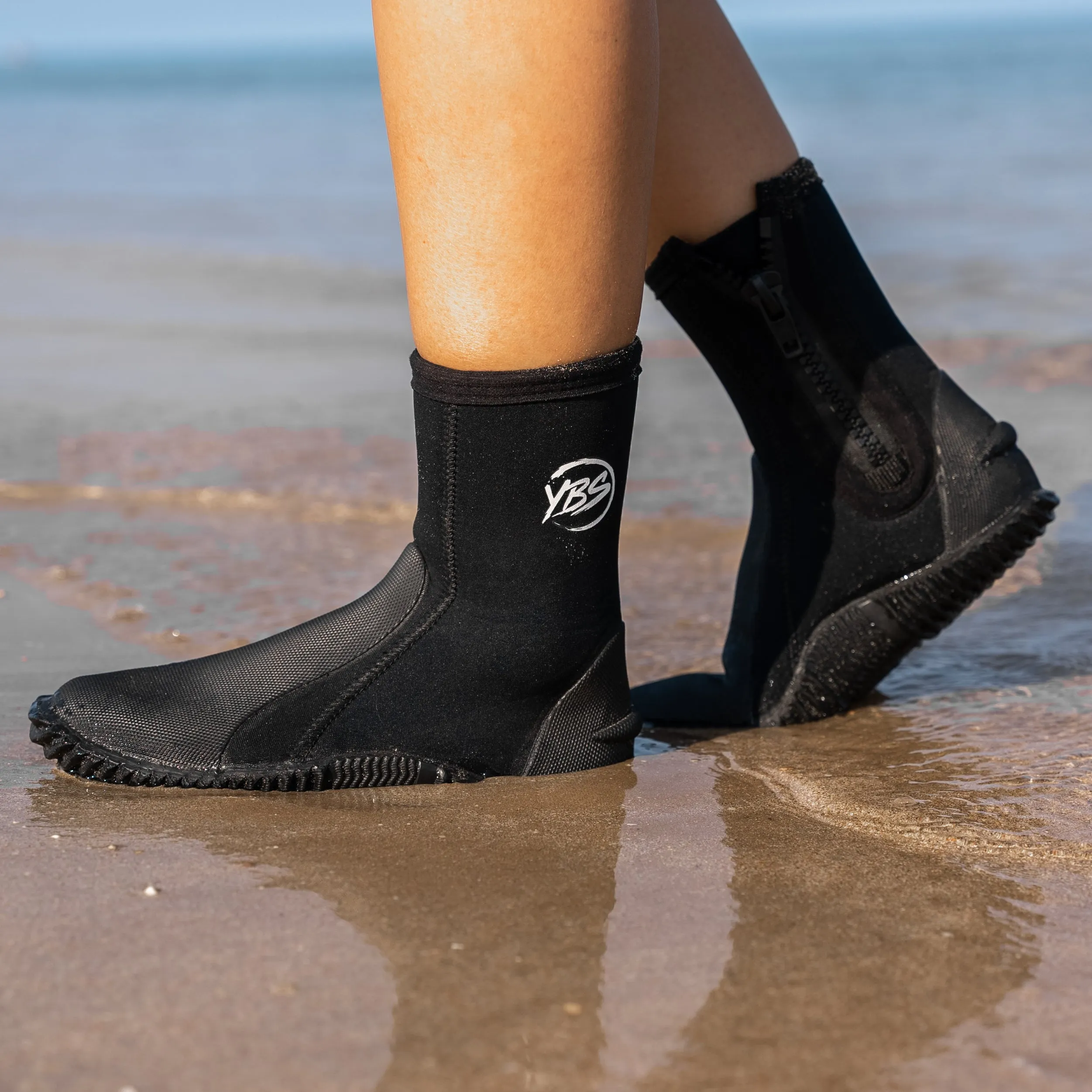 YBS Neoprene Zipped Boots (5mm)